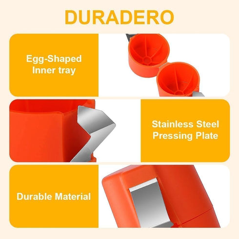 3 Pcs Egg Shell Opener, Egg Separator Egg Cracker Egg Peeler for Raw Eggs, Hard Boiled Egg Peeler Tool for Cutting