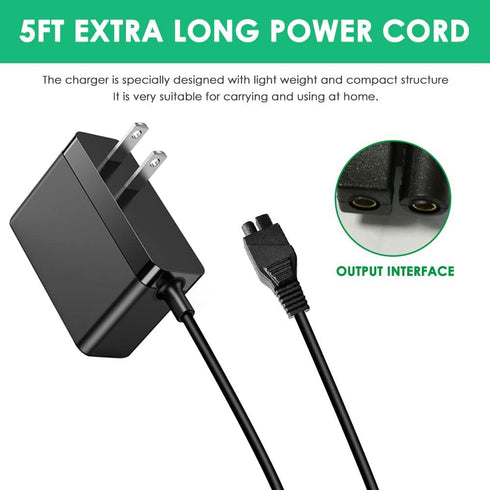 Replacement Charger Compatible with Dirt Devil FlipOut Hand Held Vacuum Cleaner BD10320 Power Adapter Supply P/N