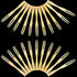 Jovitec 220 Pcs Mini Bamboo Forks – 3.5 Inch Appetizer Cocktail Forks for Birthday Party and Wedding Food