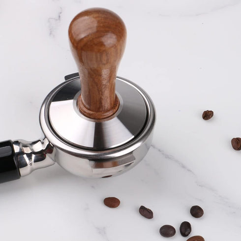 Stainless Steel Coffee Tamper 58mm Barista Espresso Base Coffee Bean Press