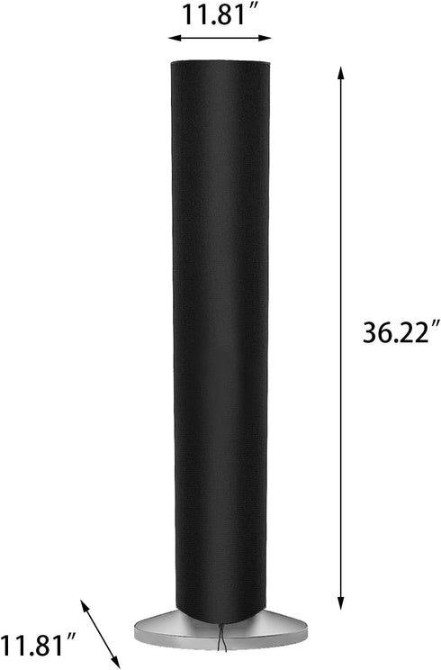 Tower Fan Cover,Waterproof&Dustproof Fan Cover,Standing Fan Covers,Floor Fan Cover,Oscillating Tower Fan Covers With Remote Outdoor or Indoor Stand up Fan Cover for Home,Bedroom,Office(only cover)
