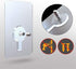 Vilihkc 10 pcs PVC Adhesive Nails - Non-Trace Stick Wall Hook with Strong Adhesive for Posters