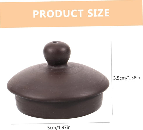 Purple Clay Teapot Lid - Replacement Porcelain Tea Kettle Lid for Japanese Accessories