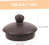 Purple Clay Teapot Lid - Replacement Porcelain Tea Kettle Lid for Japanese Accessories