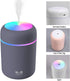 Colorful Cool Mini Humidifier, 300ML USB Personal Desktop Vaporizer with Night Light, Portable Small Mist Humidifier, Quiet Ultrasonic Air Humidifier for Home Car Bedroom Office and Travel