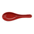 G.E.T. 6026-RB Red/Black 0.6 oz. Soup Spoon, Break Resistant Dishwasher Safe Melamine Plastic, Pack of 12