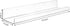 6 Pack 15" Dezzer Acrylic Shelves for Wall, Clear Acrylic Floating Shelves for Bathroom Bedroom, Invisible Bookshelf