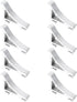 Freezer Shelf Clips - 8PCS Aluminium Refrigerator Shelf Clips for Stable Support of Replacement Shelves Cabinet Cooler