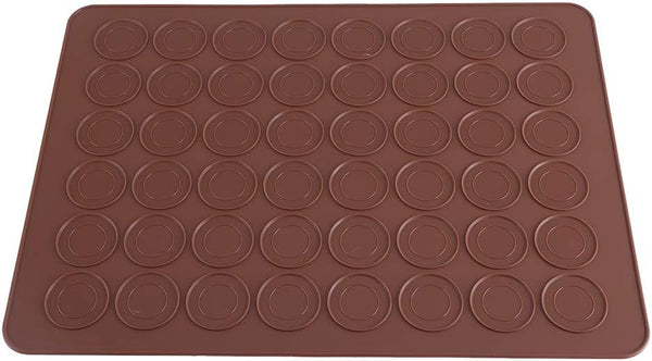 Silicone Baking Mat - Macaron Silicone Baking Mats, 48 Cavities for Cookies and Decorating Tools