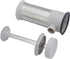 w/4 Bemodst Sausage Stuffer, Stainless Steel Manual Homemade Sausage Maker, hot dog Stuffer Stuffing Tubes, Used