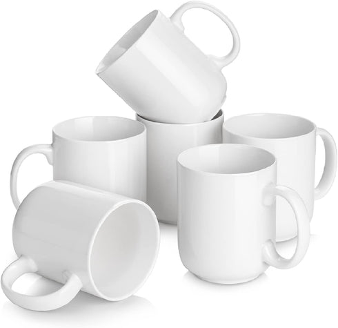 DOWAN 20 oz Large Coffee Mugs with Handle, Ceramic Cup Set of