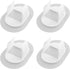 4PCS Self-adhesive No-drill Washing Machine Drain Hose Holder, Flexible Laundry Sink Drain Hose Clip