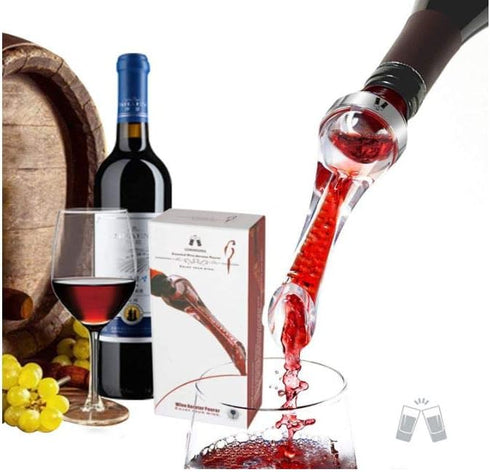 LEMONSODA Wine Aerator Pourer - Essential Clear Wine Aerator Spout