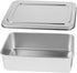 Box Covered Baking Tray - Stainless Steel Bakeware with Lid, Bread Baking Pan, Oven Tray