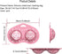 Bra Washing Bag Silicone Mesh Underwear Laundry Bags,Pink Reusable Silicone Bra Wash Bag Fits A-C Cup Bras,Anti Deformation Lingerie Bag for Washer/Dryer Machines