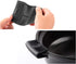 6Pcs Silicone Pot Pan Handle Sleeve, Heat Resistant Covers for Skillets, Pots, Dishwasher Safe (Black)