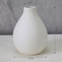 Snow Inspired Flower Vase, Ceramic Vases, White Vases, Minimalist Design for Elegant Home Decor for Coffee Table