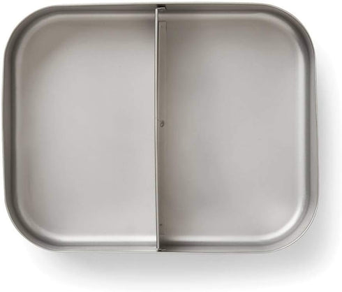 Stainless Steel Bento Box Lunch and Snack Container for Kids and Adults, 2 Sections for Meal Prep