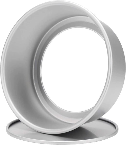 8 Inch Round Cake Pan, Non-Stick Cake Baking Pans with Removable Bottom, Aluminum Cheesecake Pan, Chiffon Cake Mould