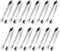 12 Pack Stainless Steel Ice Tongs for Sugar Cubes, Small Serving Tongs for Appetizers, Coffee, Tea Party