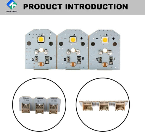 WR55X11132 WR55X25754 WR55X26486 Refrigerator LED Light Compatible with GE Refrigerator (3pack)