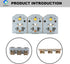 WR55X11132 WR55X25754 WR55X26486 Refrigerator LED Light Compatible with GE Refrigerator (3pack)