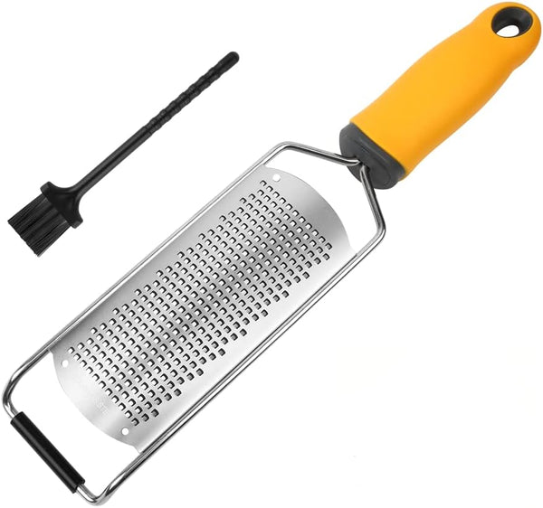 Pro Zester Grater, Lemon Parmesan Chocolate Zester with Razor-Sharp Stainless Steel Blade
