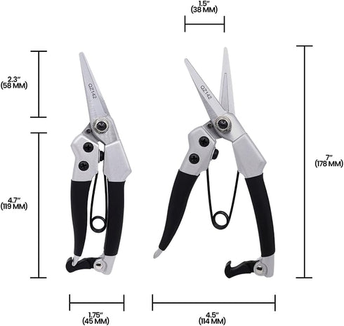 Zenport QZ142 Trimmer Shear, Black, 1
