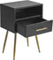 IBUYKE Nightstand, Mid Century Modern Night Stand, Bedside Table with Drawers and