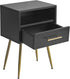 IBUYKE Nightstand, Mid Century Modern Night Stand, Bedside Table with Drawers and