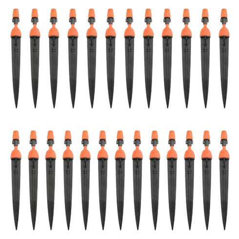 XINGYHENG 50Pcs (25Pairs) 360 Degree Adjustable Misting Drippers for Irrigation System