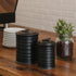 Set 2 74/22 OZ Nihow of Ceramic Canisters for The Kitchen: Food Storage Containers with Air Tight Ceramic Lid