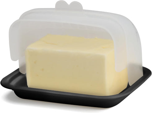 Signoraware Butter Dish with Lid, BPA-Free and Dishwasher-Safe, Unbreakable Container for Counter, Fridge, Picnic