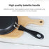 One Egg Frying Pan, Mini Induction Frying Pan, 4.7" Durable Small Pan with Handle, Portable for Stove