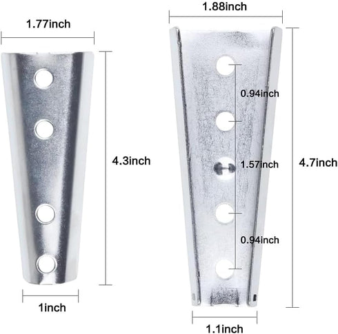 Sofa Buckle Connector, Sectional Sofa Latch, Bed Frame Accessories, Diagonal Bolts, Furniture Hardware for Fixing