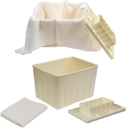 EDOBLUE Tofu & Cheese Press Kit - Premium Mold & Presser for Homemade