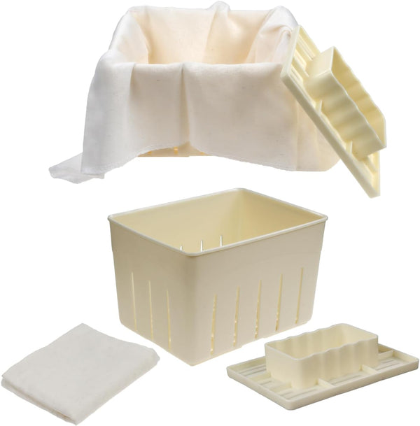 EDOBLUE Tofu & Cheese Press Kit - Premium Mold & Presser for Homemade