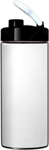 Sun's Tea Glass Travel Mug | 20oz Shaker Bottle with Lid, Ultra Clear Glass