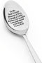 Friendship Spoon Gifts for Best Friend - Engraved Stainless Steel Spoon for Coffee & Tea Lovers