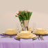 Kadut Square Tablecloth 52 x 52 Inch Lavender Heavy Duty Washable Table Cloth for Parties, Weddings, Kitchen, Restaurant