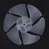 10Pcs Mini Plastic Fan Blades, Small Power Hair Dryer Fan Leaves Motor Accessories Replacement