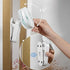 Portable Mini Clip on Fan, 4000mAh Rechargeable USB Battery Operated Stroller Fan with Magnetic - White by KONPWAY