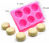 6-Cavity 3D Macaron Hamburger Silicone Mold for Fondant, Cake Decorating, Baking, Chocolate, Mini Soap, Bath Bomb