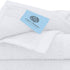 12-Pack 100% White Classic Cotton Face Towels, Ring Spun Cotton, Ultra Soft Absorbent Spa Towels for Bathroom, Kitchen