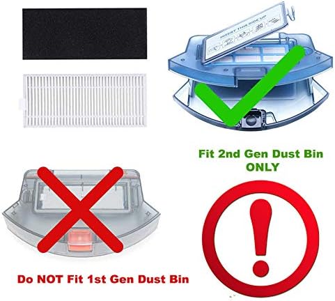 Replacement Parts Accessories for Coredy Robot Vacuum Cleaner R3500/3500S, R650/R750, R600, Goovi, and More