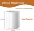 Utensil Holder for Kitchen Countertop, Ceramic Cooking Utensil Holder, Large Modern Spatula Organizer, 6.5”H x 5.5”D