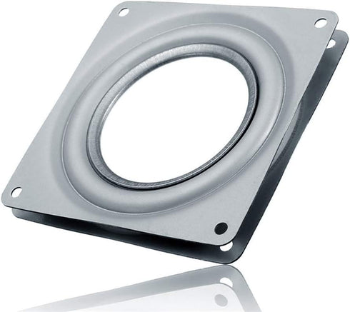 Square 6 Inches Lazy Susans Turntable Bearings - 500LB Capacity Rotating Bearing Plate for Kitchen