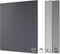Fotouzy Plastic Cutting Boards with Food Icons, Flexible Mats, Set of 4, BPA-Free, Dishwasher Safe, Gray