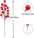 30 Stems,7.9 Inch Artificial Red Berry Christmas Holly Berry Branches Red Berry Picks for Holiday Home Decor and Crafts