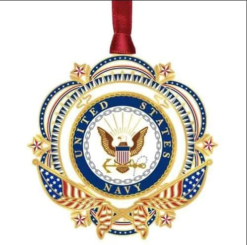 62709 Patriotic United States Navy Hanging Ornament